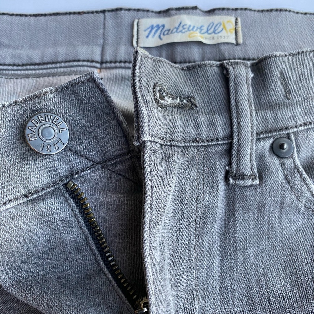 Madewell Gray Skinny/Skinny Jeans